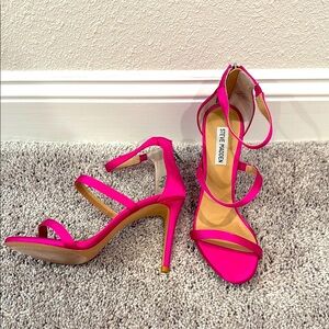 Steve Madden Women's Pink Strappy Heels
